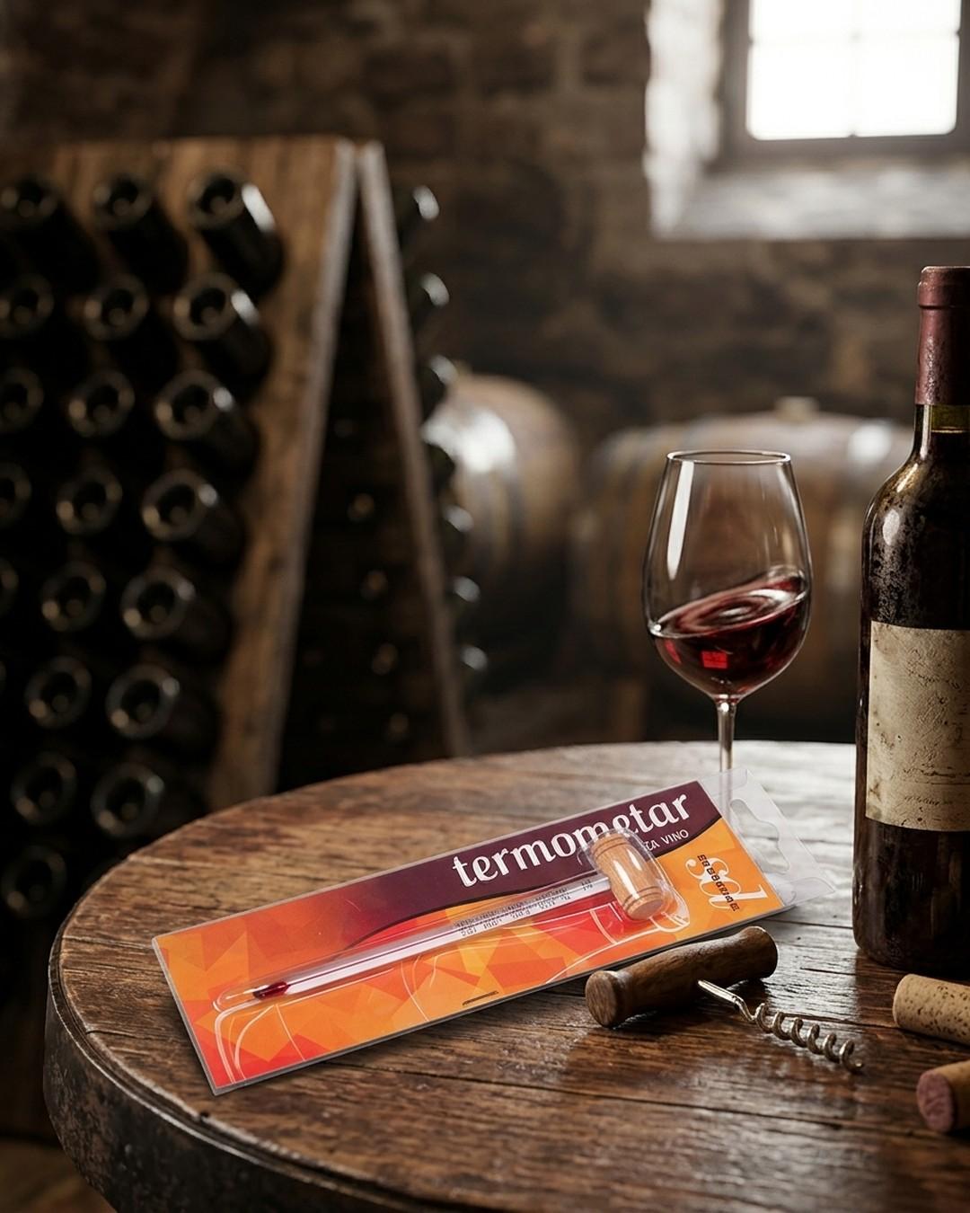 Termometar za vino 36010